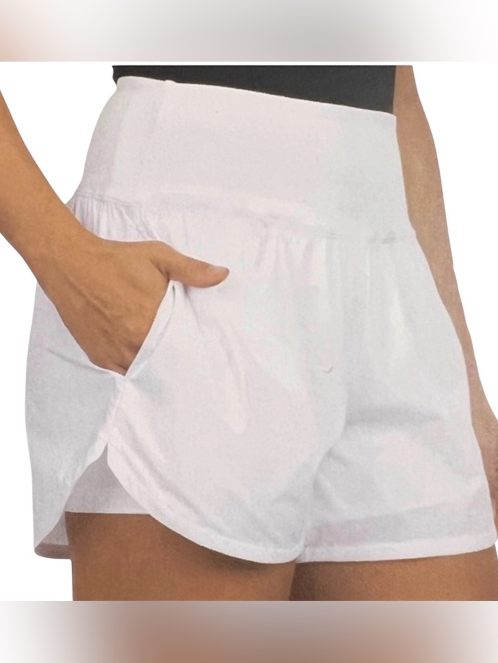 Spyder Women’s White 2-in-1 Woven Running Shorts Size Large